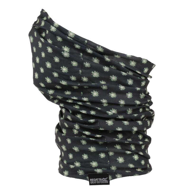 Braga de Cuello Multitube Estampado Ditsy para Niños/Niñas Abeto Oscuro