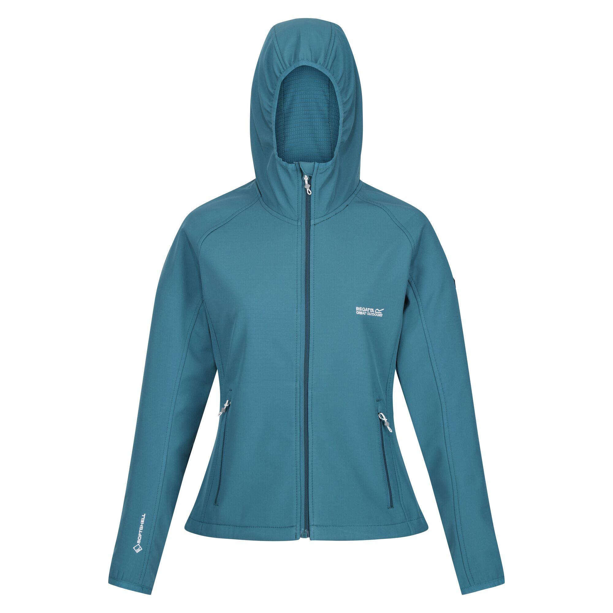 REGATTA Womens/Ladies Ared III Soft Shell Jacket (Dragonfly Ink)