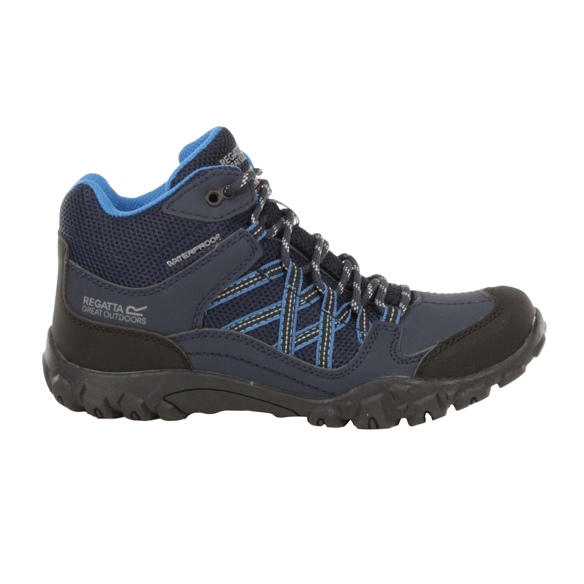 Womens/Ladies Edgepoint Waterproof Walking Boots (Navy/Petrol) 3/5