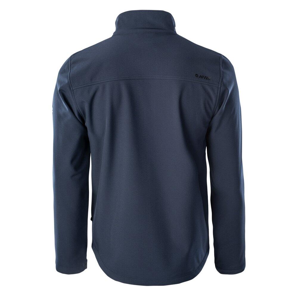 LIVARO Men's softshell jacket (Dark blue / Orange)