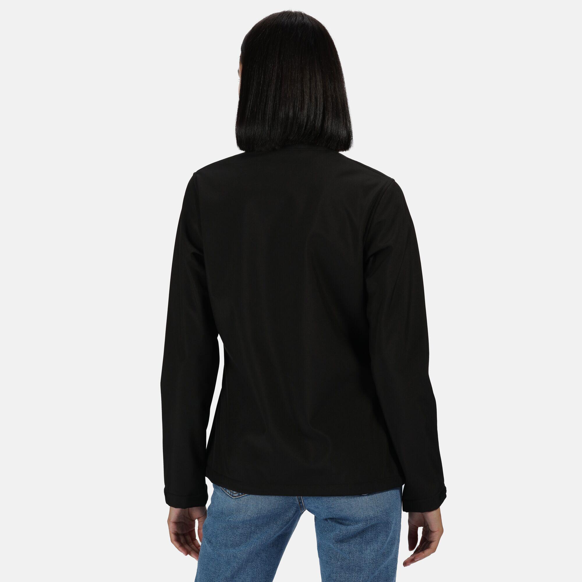 Womens/Ladies Ablaze Three Layer Soft Shell Jacket (Black) 2/5