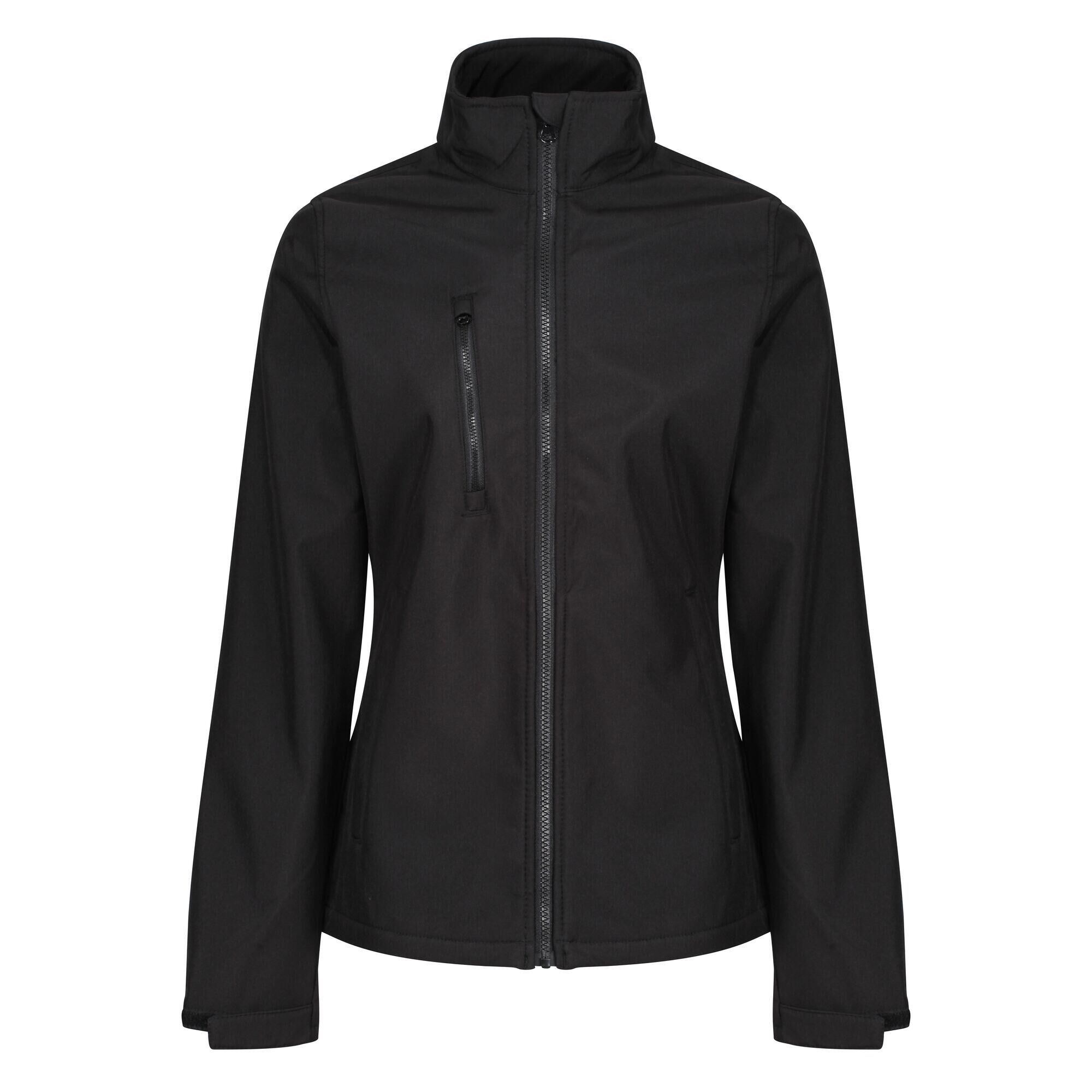 REGATTA Womens/Ladies Ablaze Three Layer Soft Shell Jacket (Black)