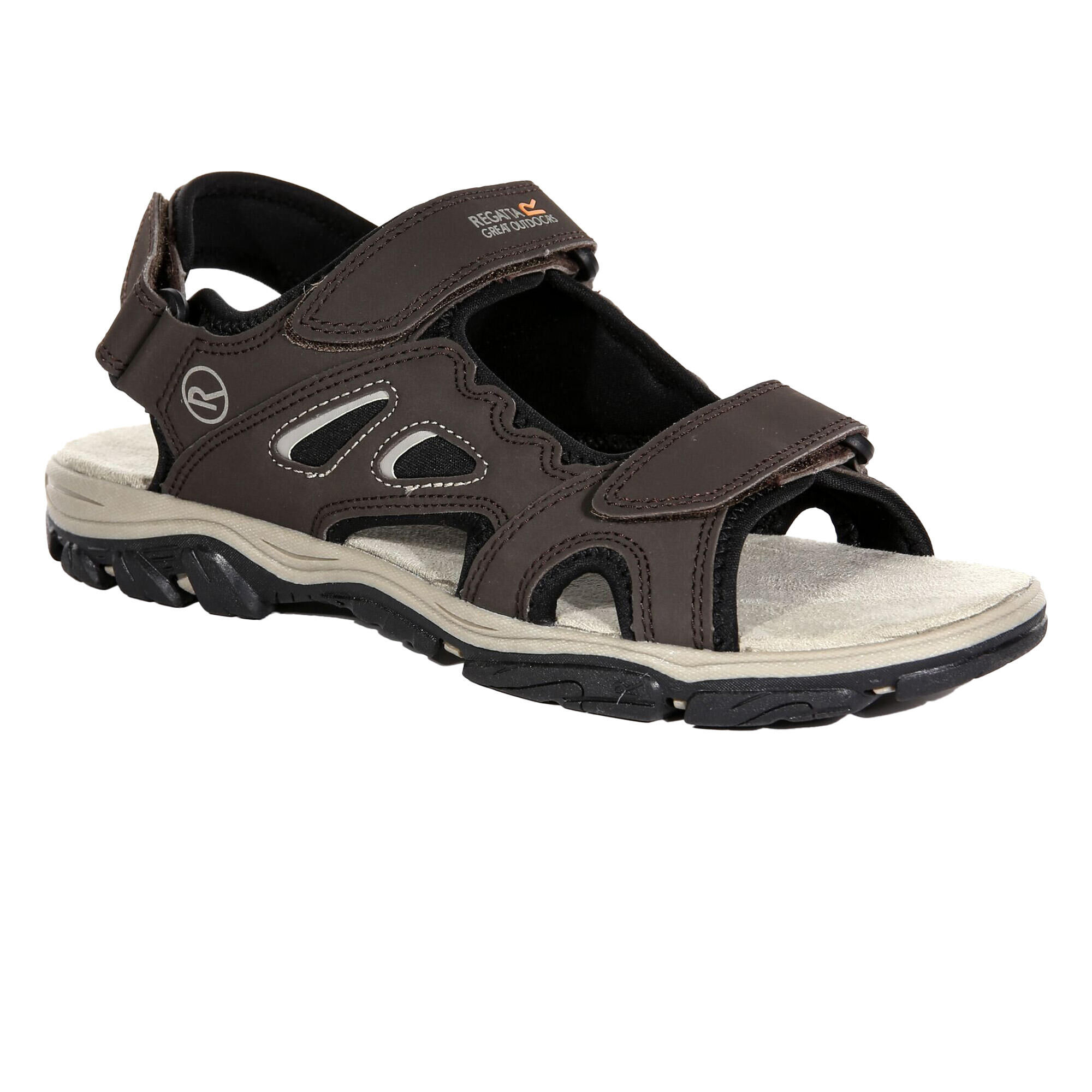 REGATTA Mens Holcombe Vent Sandals (Peat/Parchment)