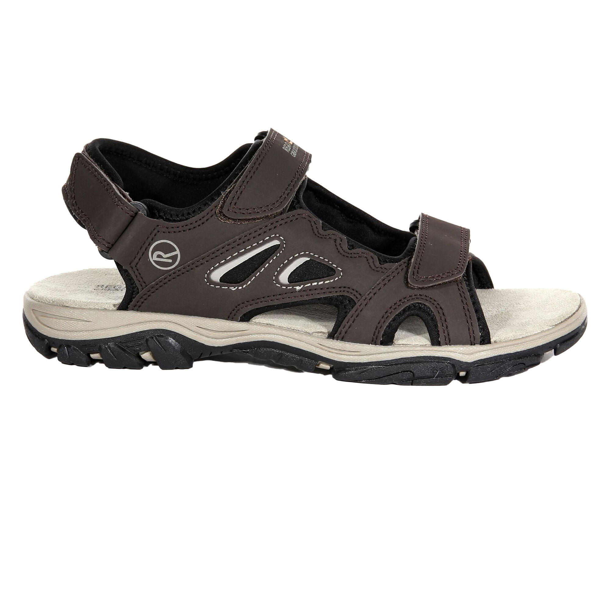 Mens Holcombe Vent Sandals (Peat/Parchment) 4/5