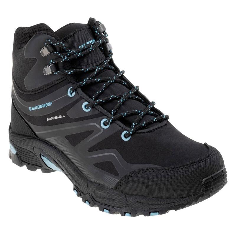 Botas de Senderismo de Impermeable Hendon con Cordones para Mujer Negro, Azul