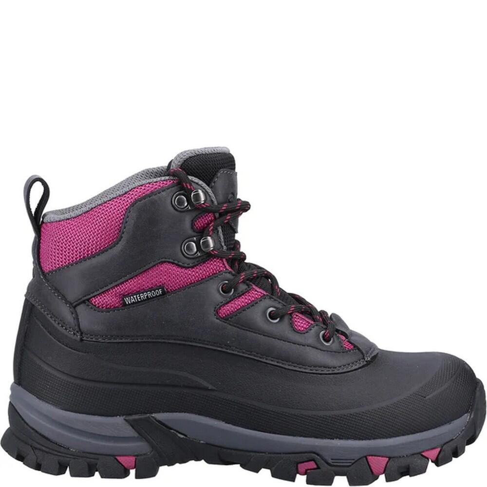 Womens/Ladies Calmsden Hiking Boots (Grey/Berry) 2/5