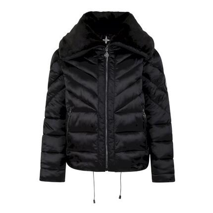 Julien Macdonald Suppression" Steppjacke für Damen Schwarz