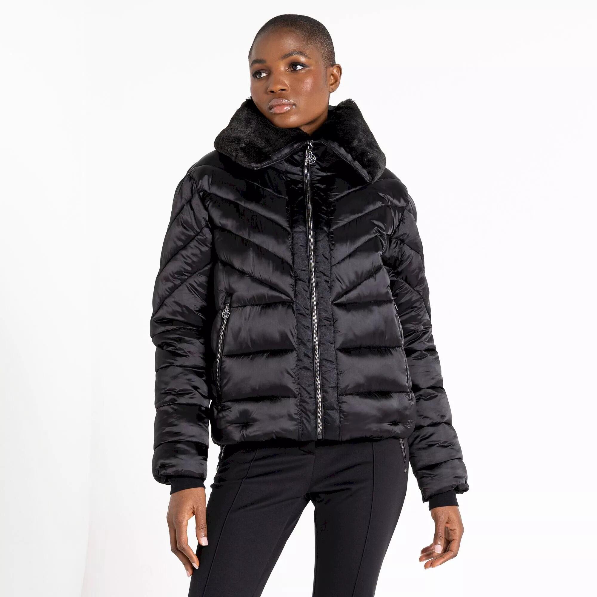 "Julien Macdonald Suppression" Steppjacke für Damen Schwarz 4/5