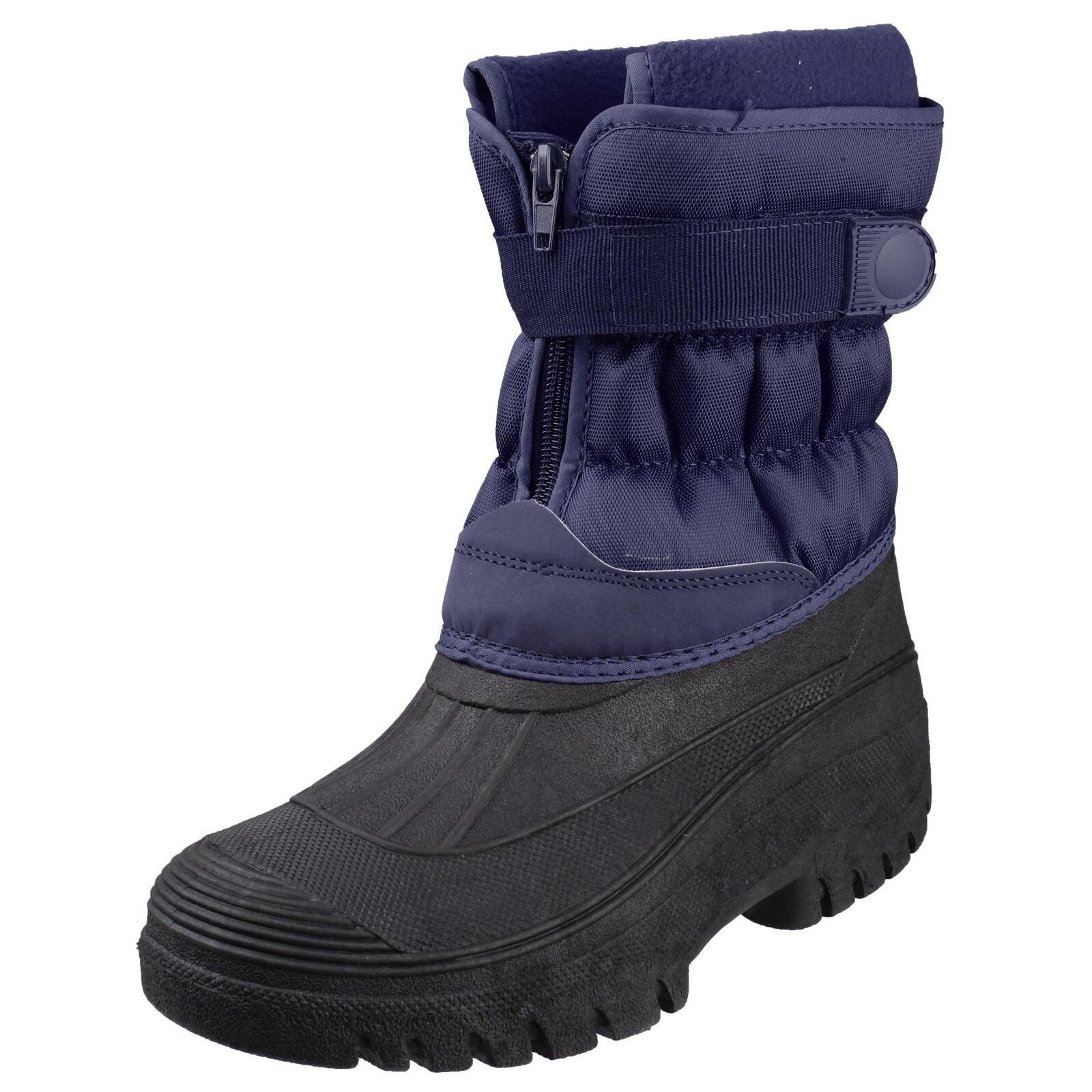 Childrens/Kids Chase Wellington Boots (Navy) 4/5
