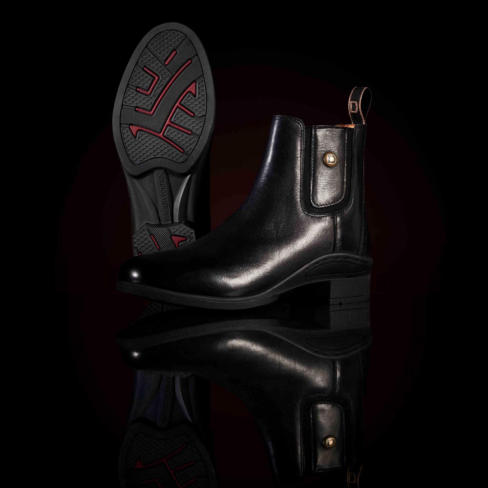 Unisex Adult Rapture Leather Jodhpur Boots (Black) 2/4