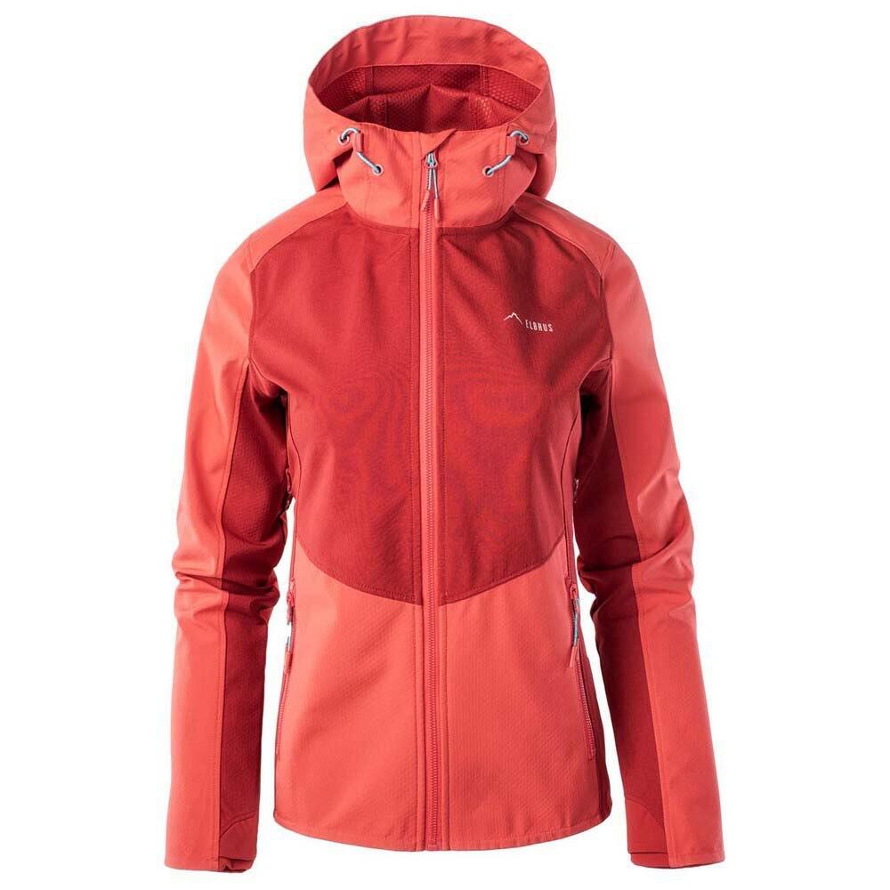 ELBRUS Womens/Ladies Envisat Soft Shell Jacket (Ski Patrol/Hibiscus/Blue Bird)
