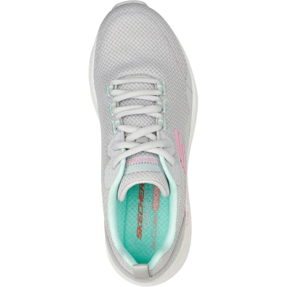Womens/Ladies D´Lux Fitness Roam Free Trainers (Light Grey/Pink) 2/4