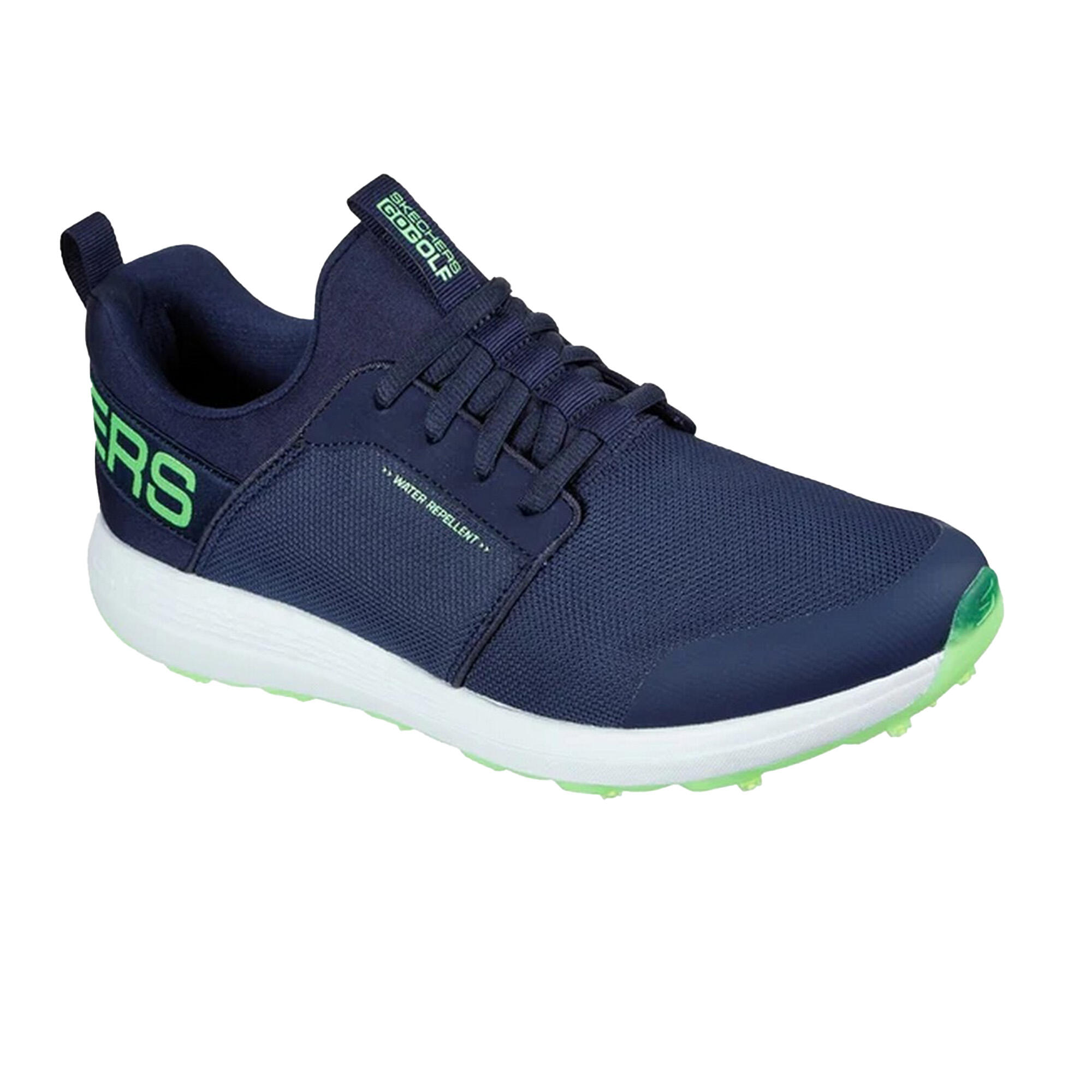 SKECHERS Mens Go Golf Max Sport Trainers (Navy/Lime)
