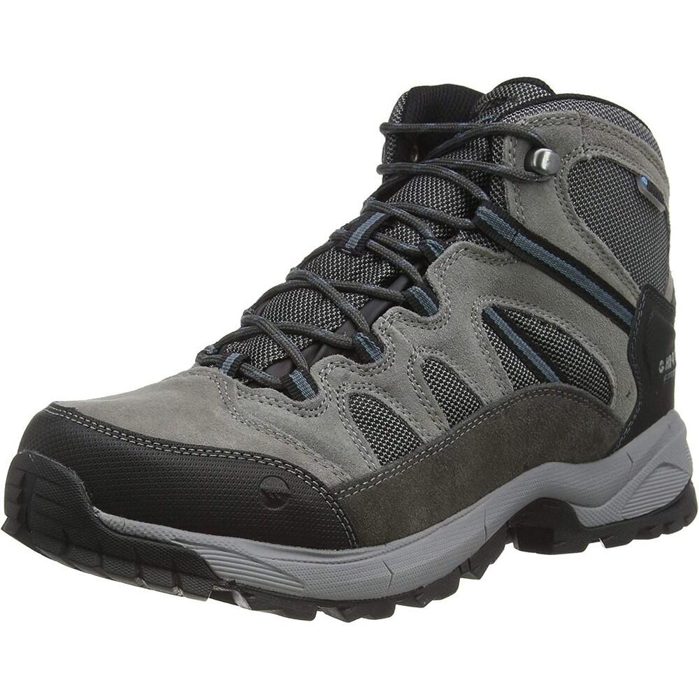HI-TEC Mens Bandera Lite Suede Walking Boots (Olive)
