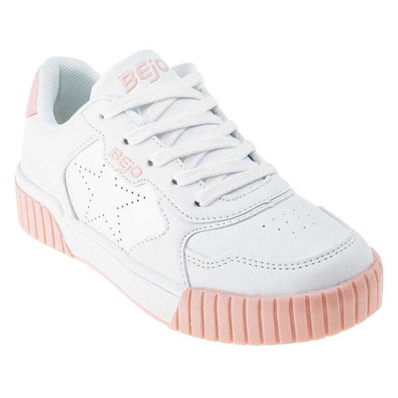 Scarpe Sportive Ragazze Bejo Bates Bianco Rosa Giallo