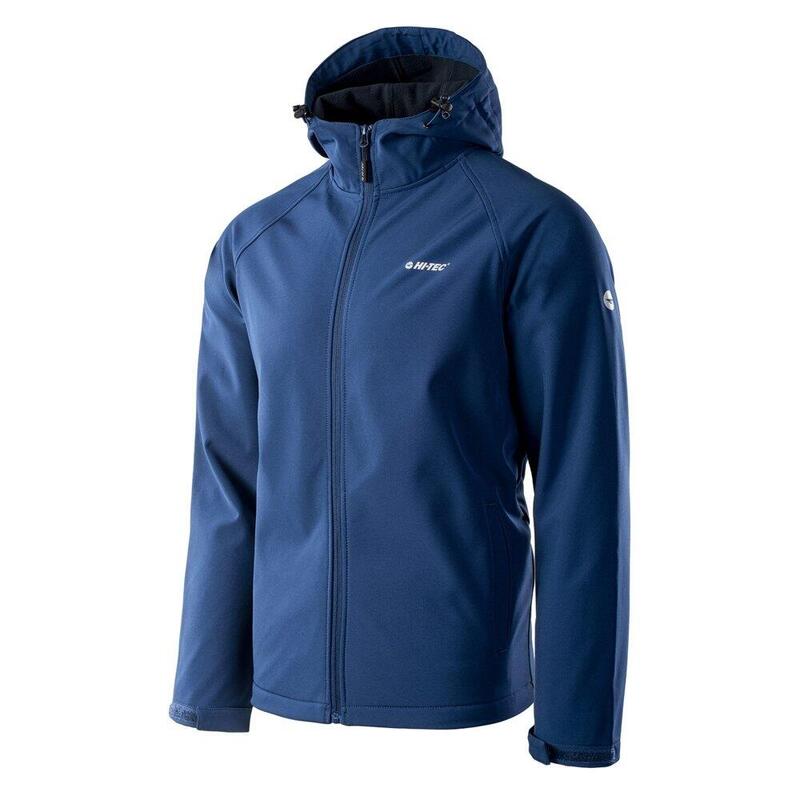 Giacca Soft Shell Uomo Hi-Tec Neti II Blu Immobiliare