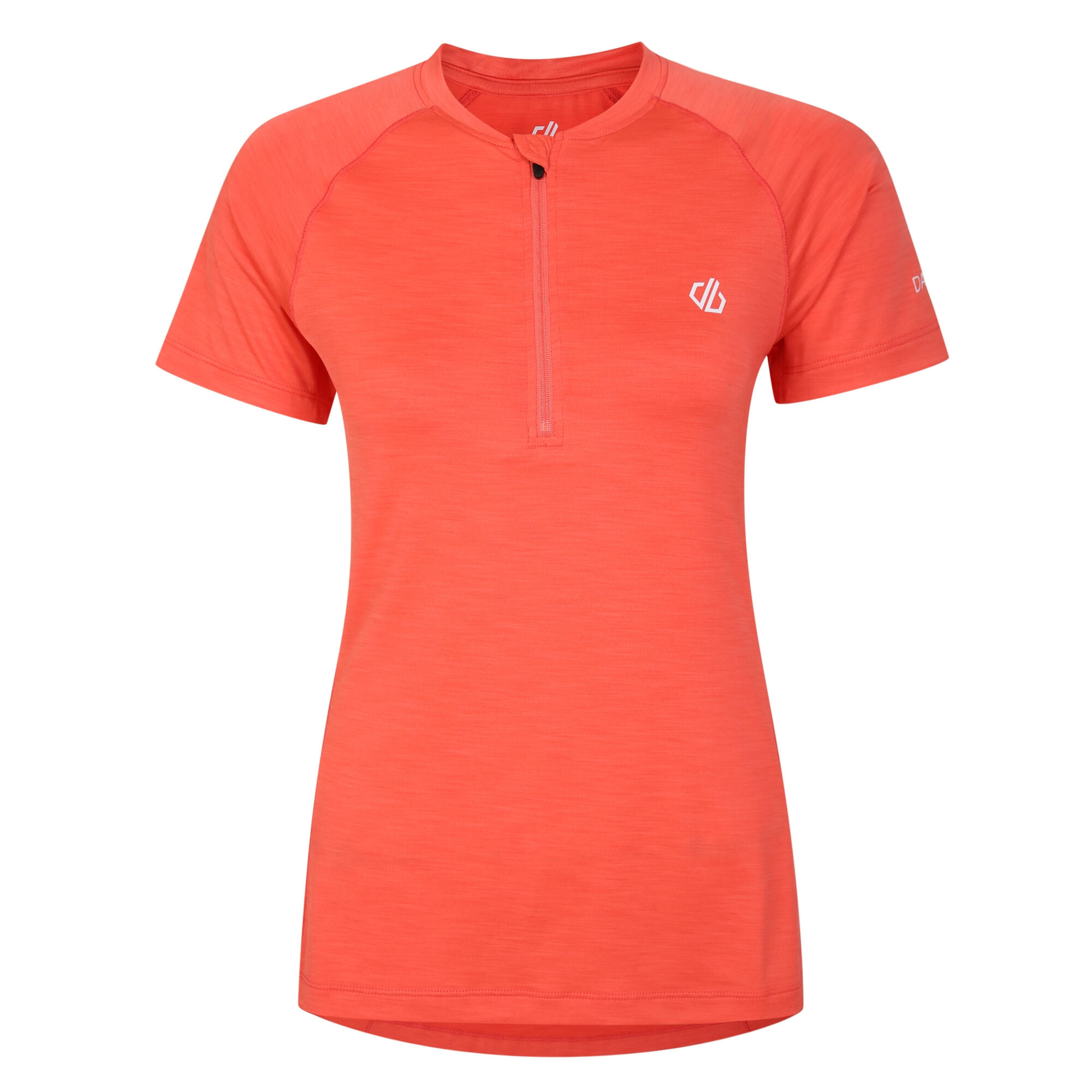 Womens/Ladies Outdare III Lightweight Jersey (Neon Peach) 1/4