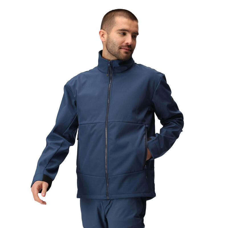 Chaqueta Softshell Dendrick para Hombre Azul Almirante