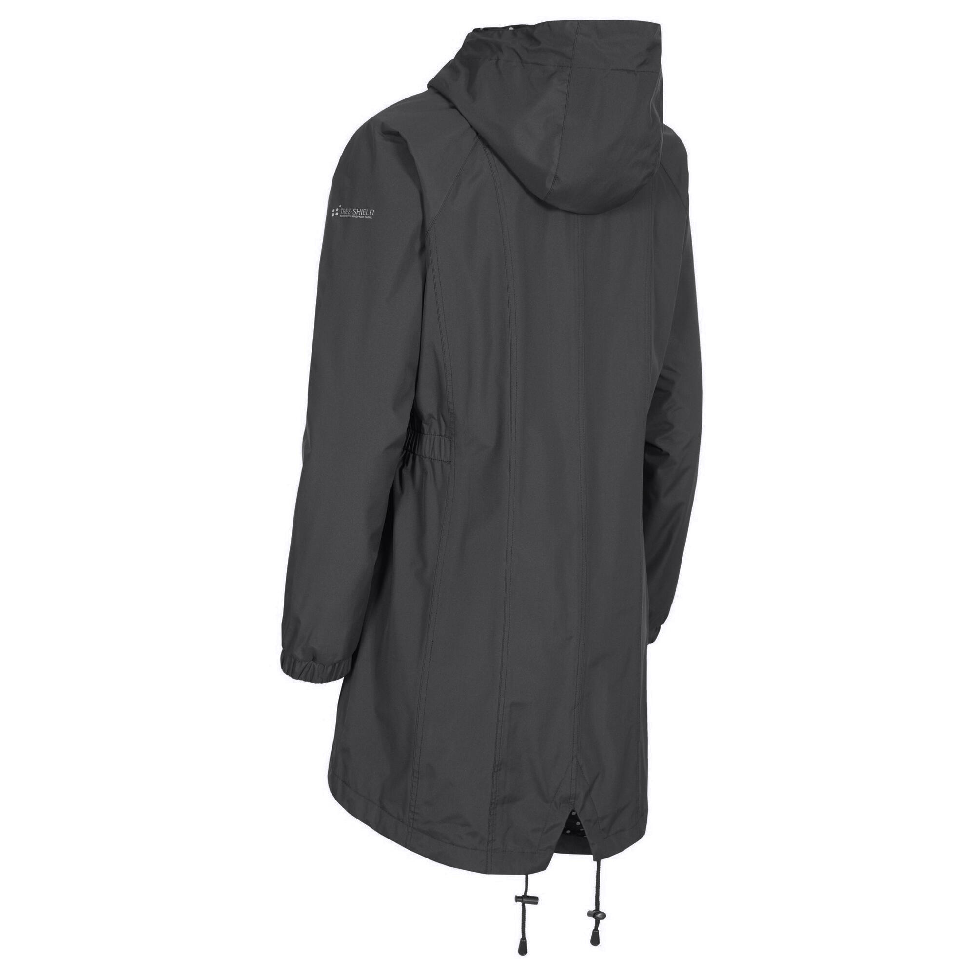 Giacca Impermeabile Donna Trespass Daytrip Nero 3/5