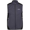 Chaleco Forro Polar Lankin IV de Softshell para Hombre Gris Oscuro, Negro