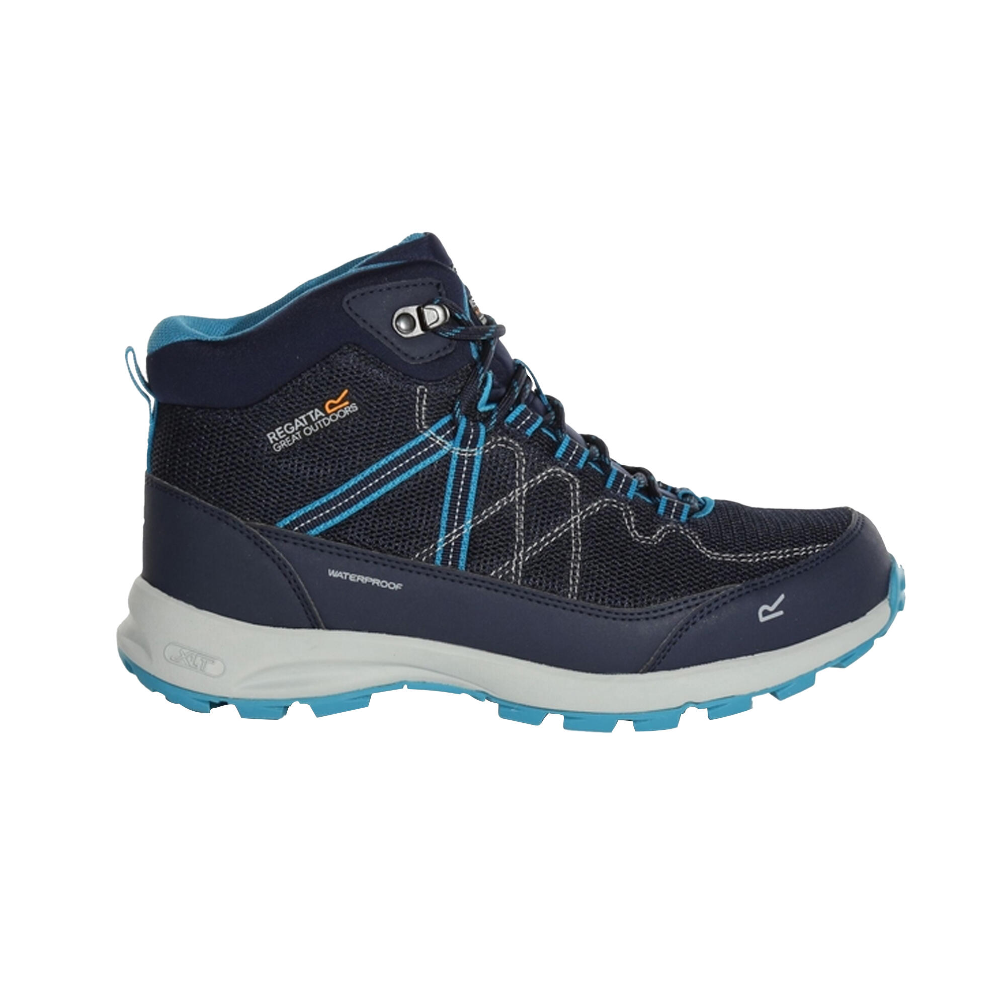 Womens/Ladies Samaris Lite Walking Boots (Navy/Pagoda Blue) 3/5