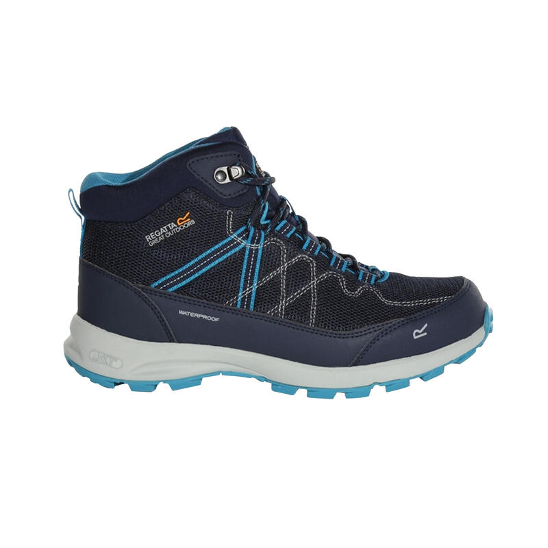 Wanderstiefel "Samaris Lite" Damen Marineblau/Pagode Blau