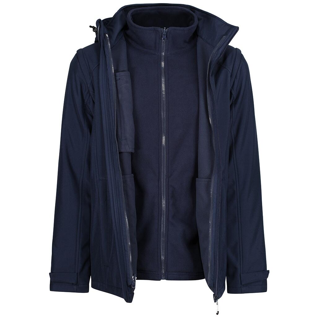 "Erasmus 4 In 1" Softshelljacke für Herren Marineblau 3/5
