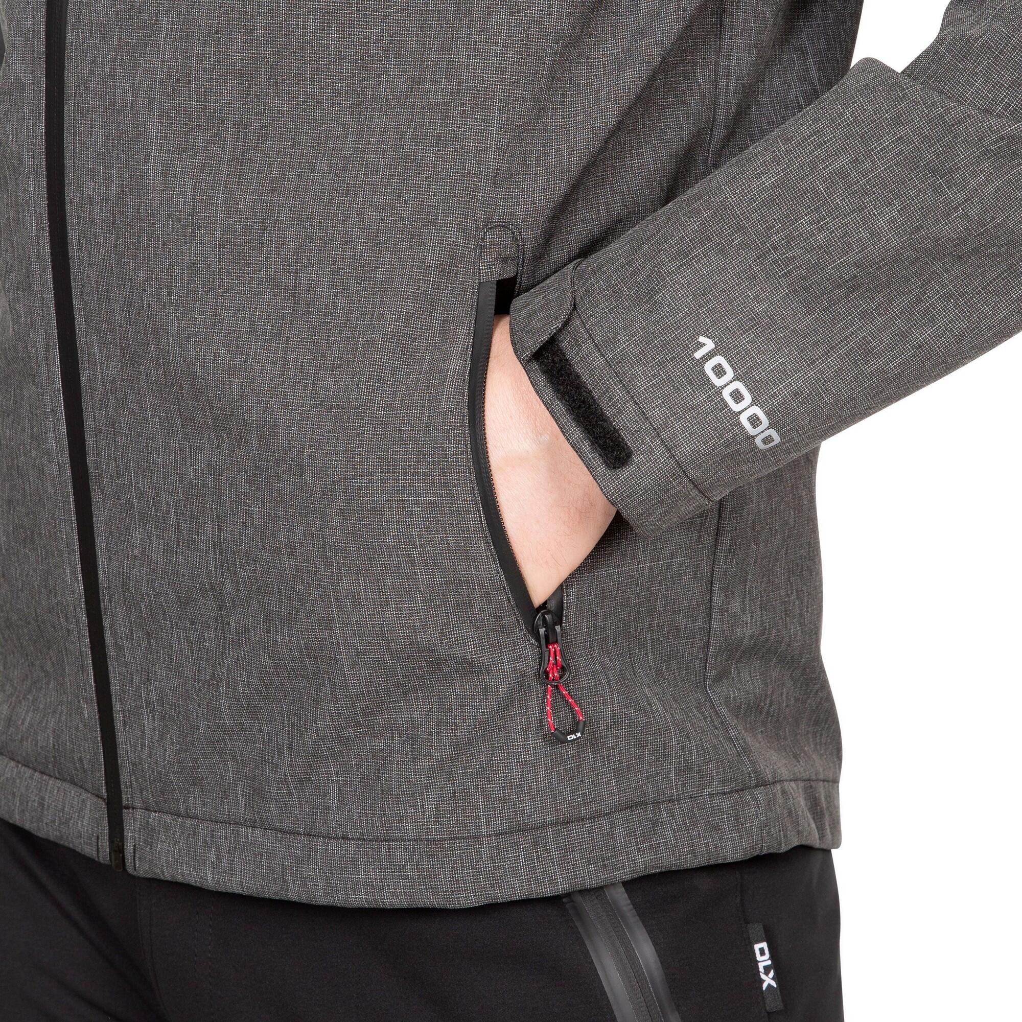 Mens Anak Soft Shell Jacket (Black Marl) 4/5