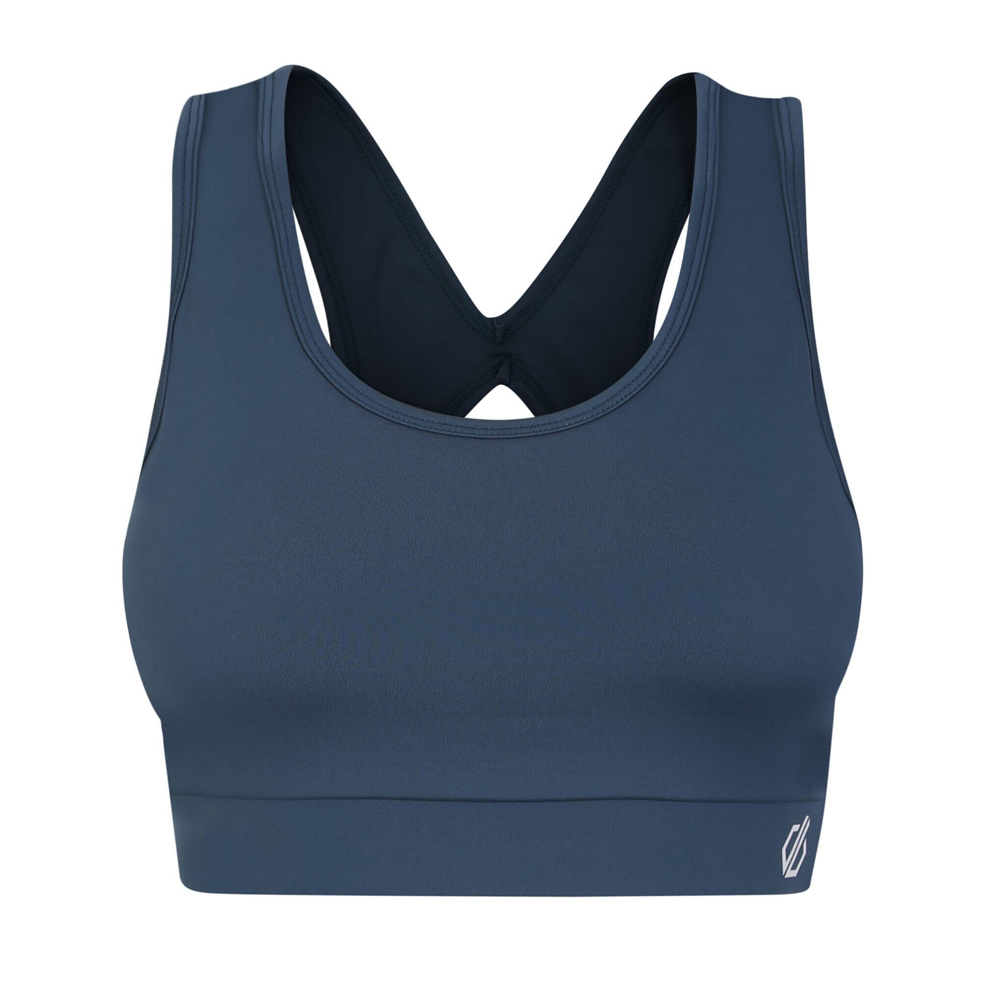 Womens/Ladies Swift Logo Sports Bra (Orion Grey) 1/5