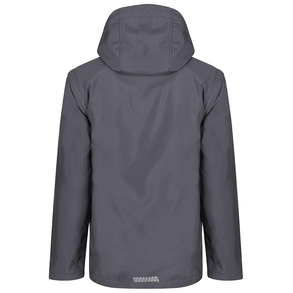 Mens Erasmus 4 In 1 Soft Shell Jacket (Seal Grey) 2/5