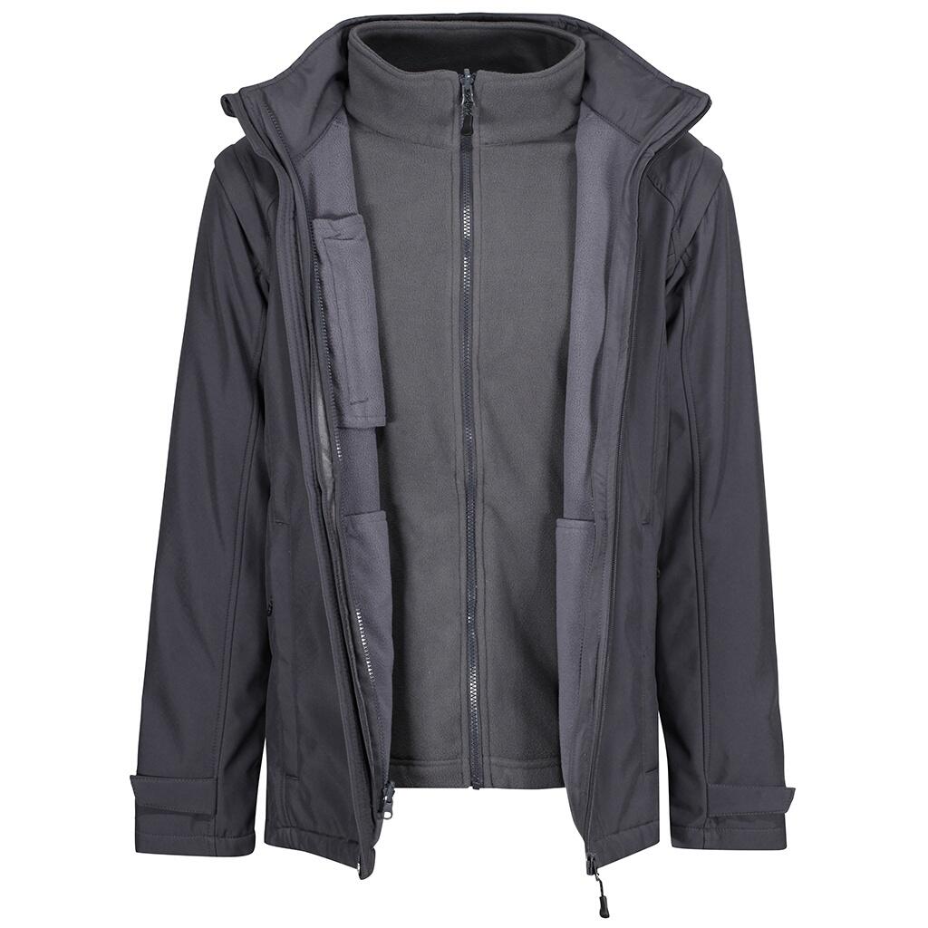 "Erasmus 4 In 1" Softshelljacke für Herren Mittelgrau 4/5