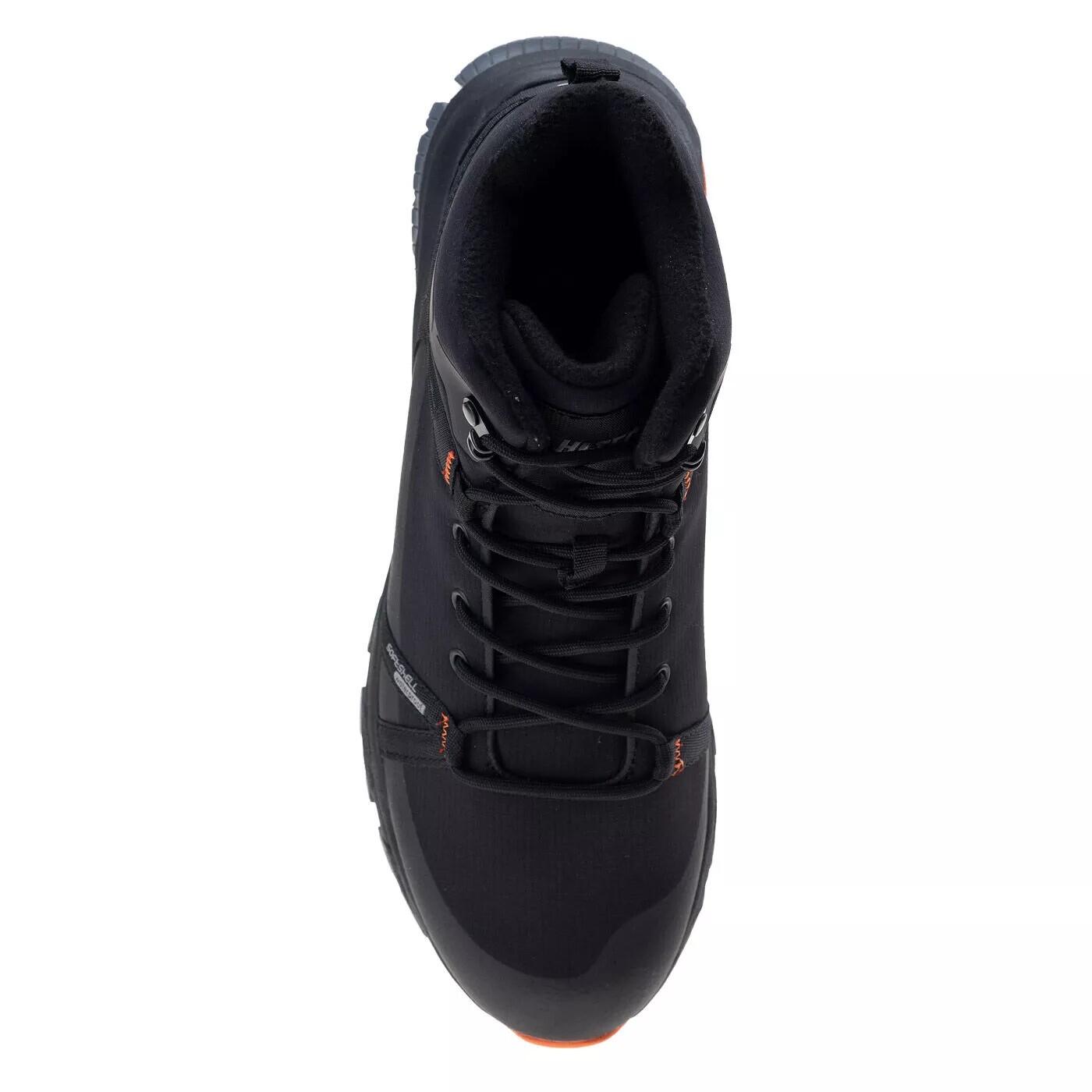 Scarponcini Da Passeggio Impermeabile Uomo Hi-Tec Himba Nero Arancio 4/4