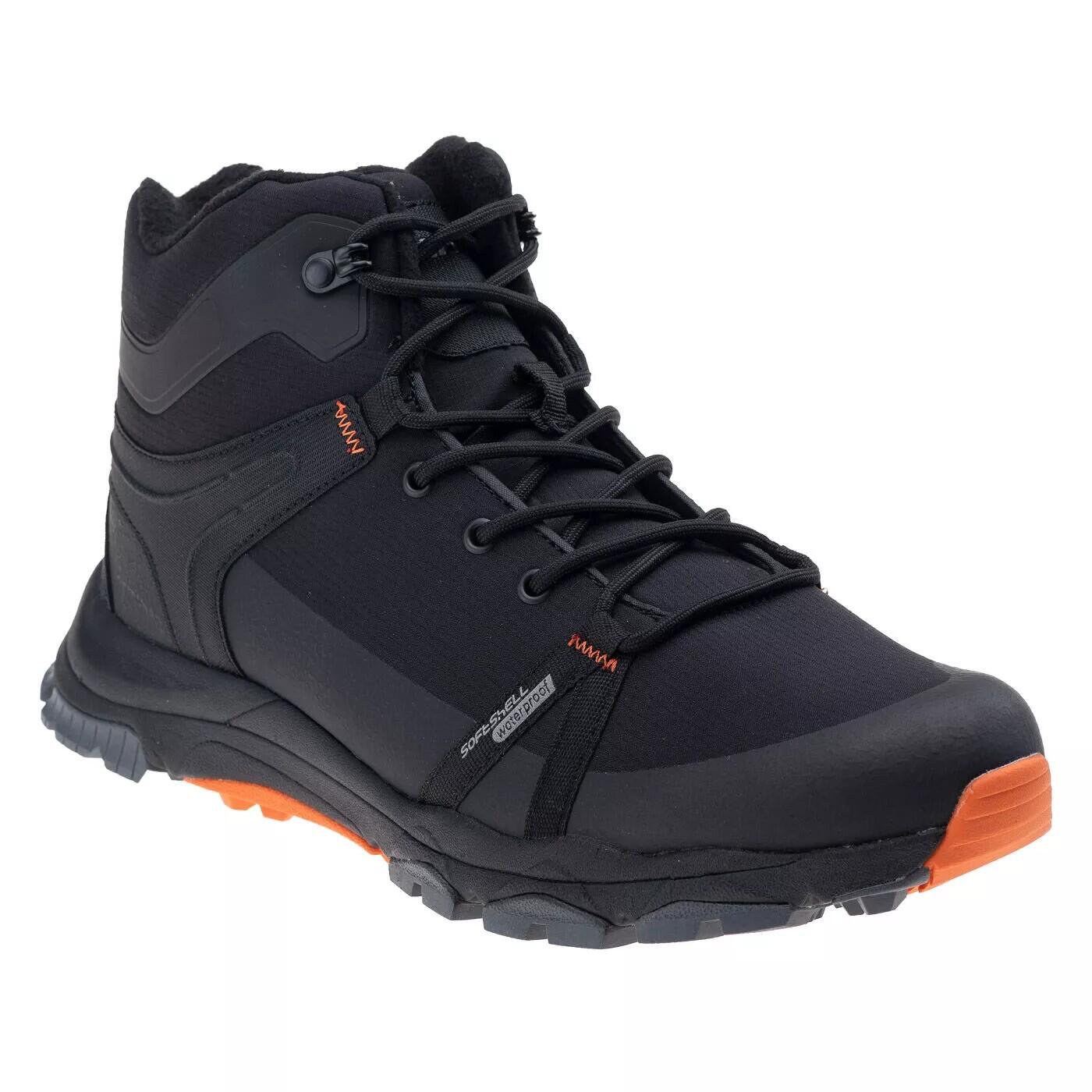 Scarponcini Da Passeggio Impermeabile Uomo Hi-Tec Himba Nero Arancio 1/4
