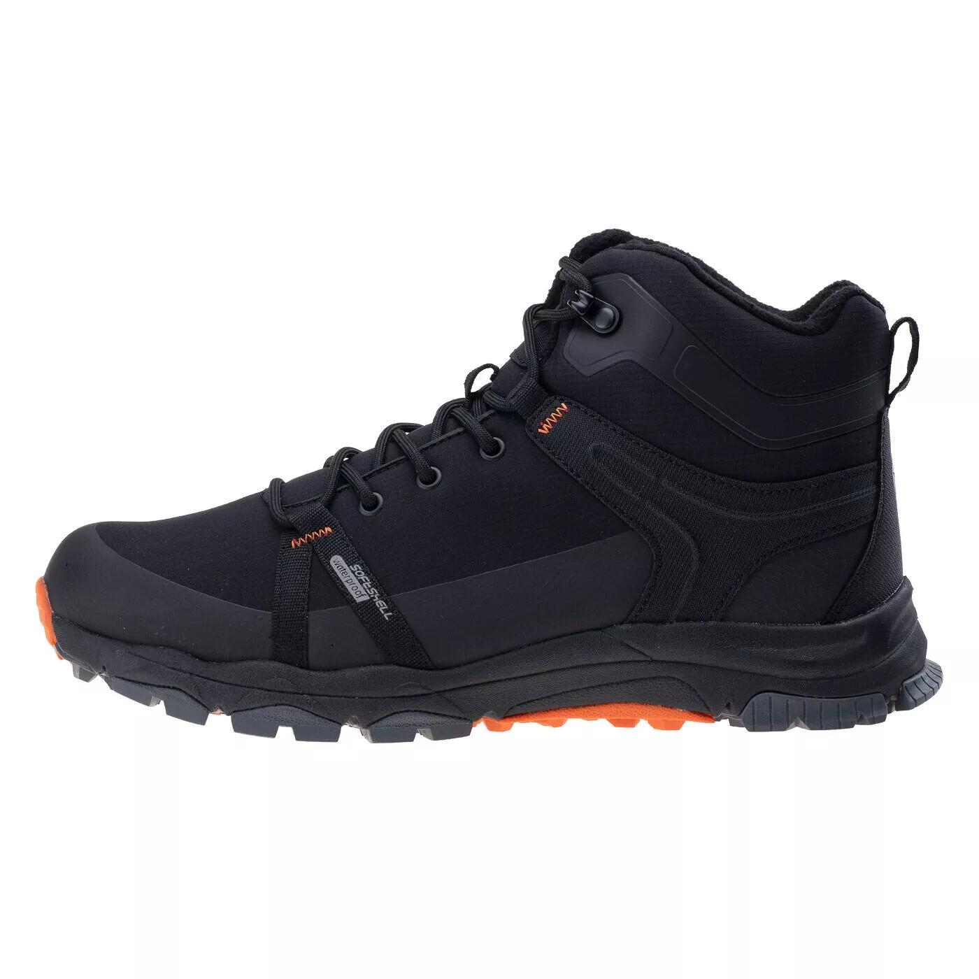 Scarponcini Da Passeggio Impermeabile Uomo Hi-Tec Himba Nero Arancio 2/4