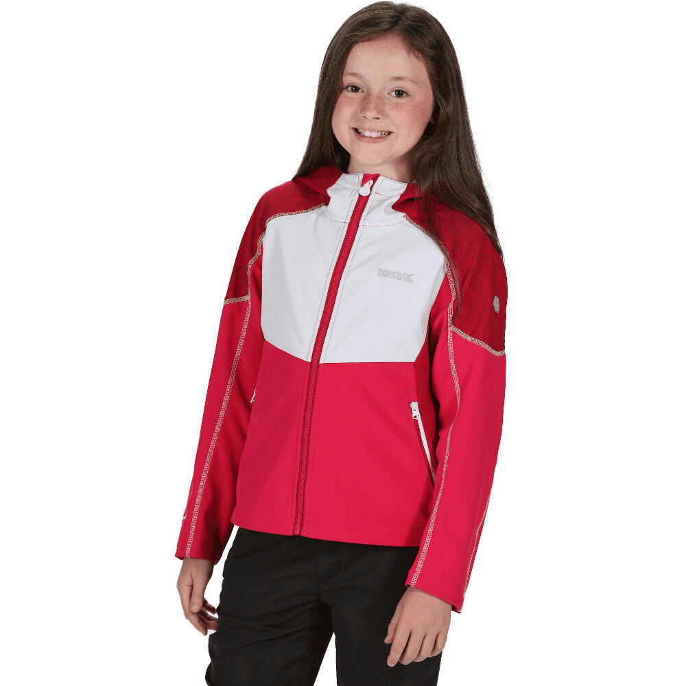 Childrens/Kids Acidity IV Reflective Hooded Softshell Jacket (Duchess 4/5