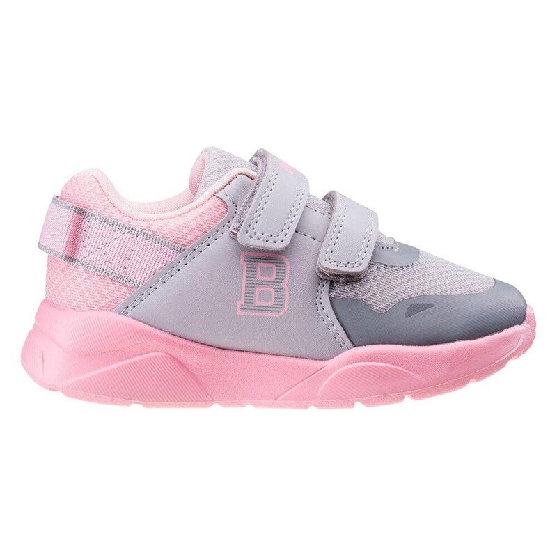 Scarpe Sportive Bambini Bejo Amile Grigio Chiaro Rosa Cipria