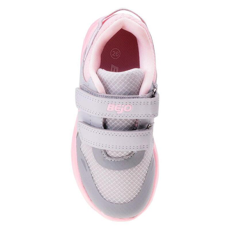 Scarpe Sportive Bambini Bejo Amile Grigio Chiaro Rosa Cipria