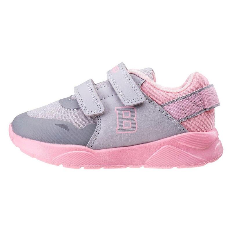 Scarpe Sportive Bambini Bejo Amile Grigio Chiaro Rosa Cipria