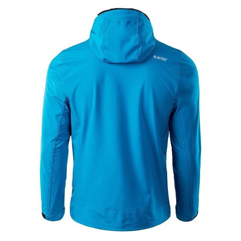 Giacca Soft Shell Uomo Hi-Tec Nick Blu Vivo Nero