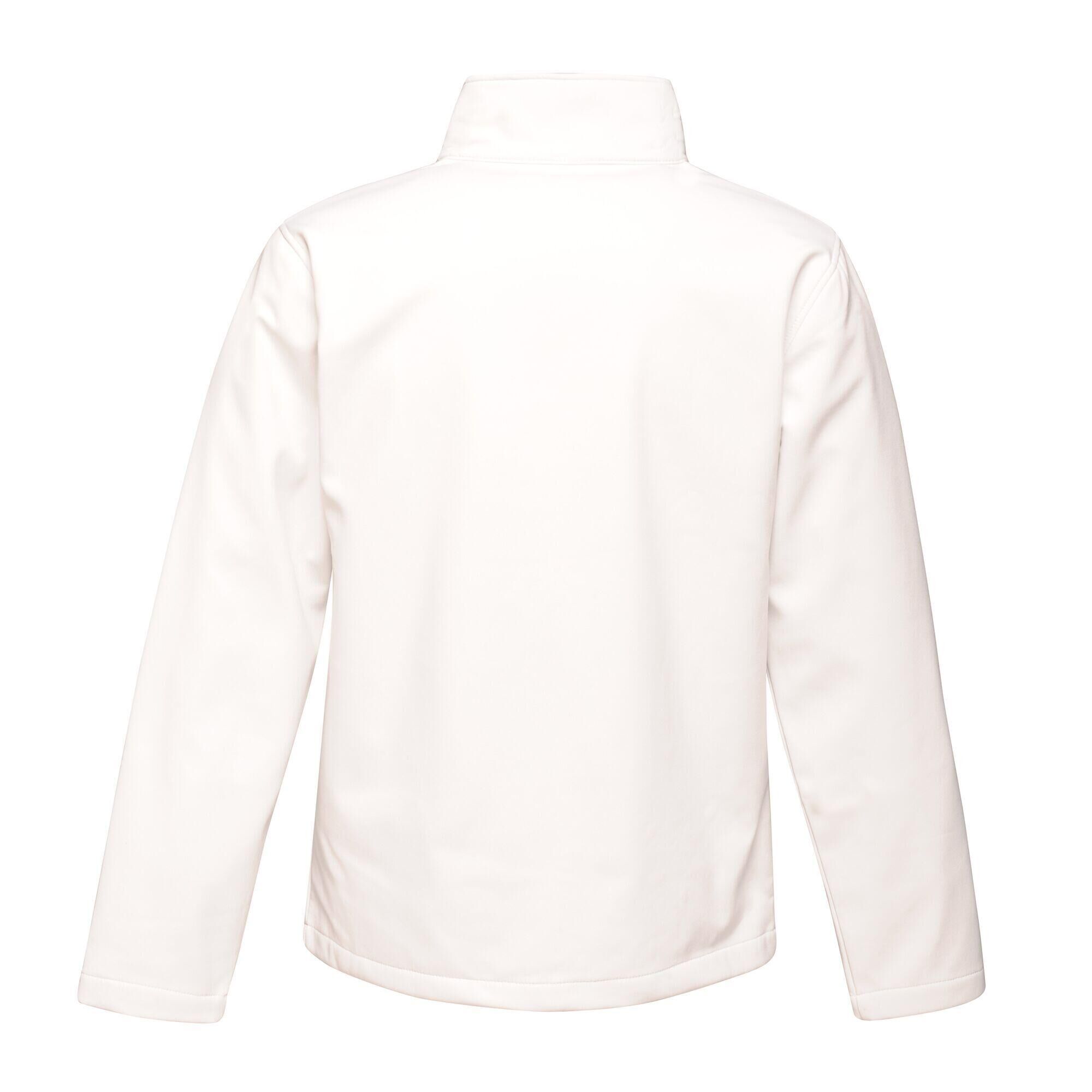 REGATTA Standout Mens Ablaze Printable Softshell Jacket (White/Light Steel)