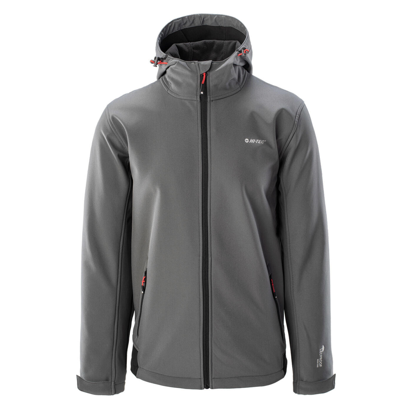 NOXON Men's softshell jacket (Dark gray / Black)