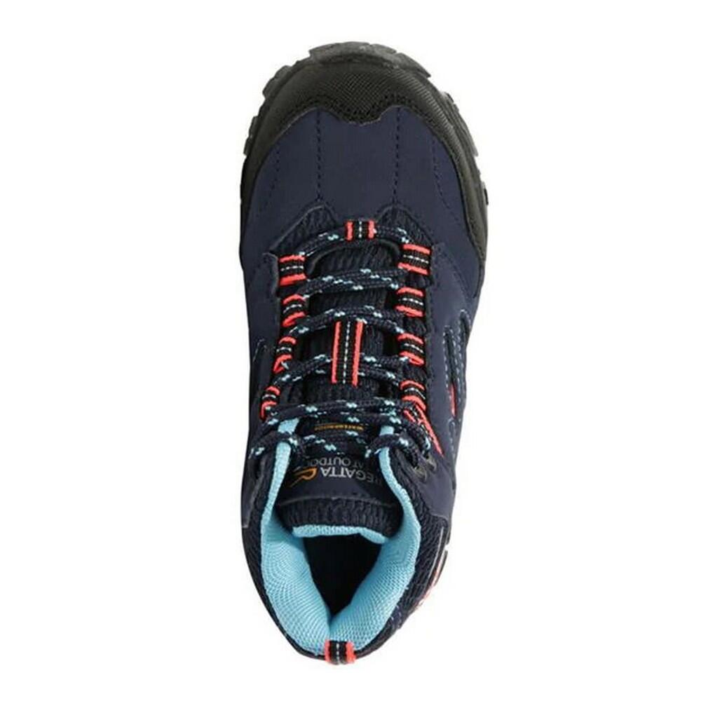 Childrens/Kids Holcombe IEP Junior Hiking Boots (Navy/Fiery Coral) 3/4