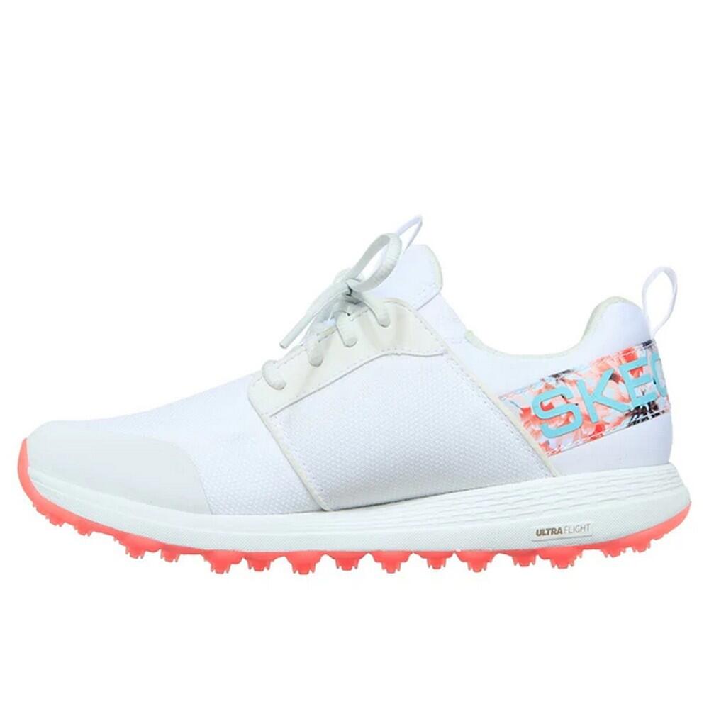 Womens/Ladies Go Golf Max Tropical Sport Trainers (White/Multicoloured) 2/5