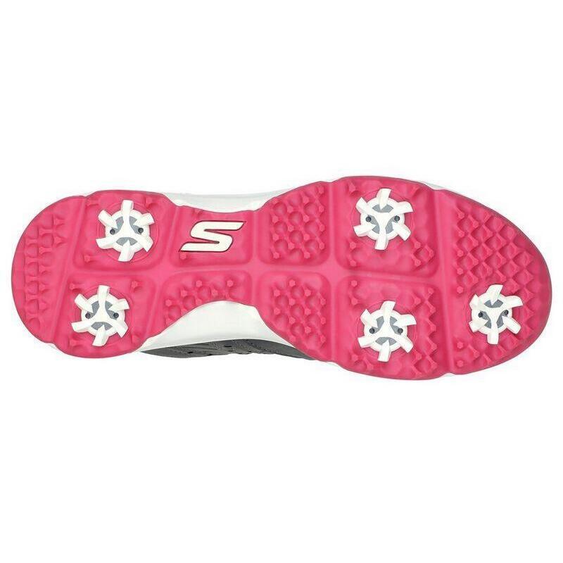 Schuhe "Go Golf Pro V.2" Damen Holzkohle/Pink