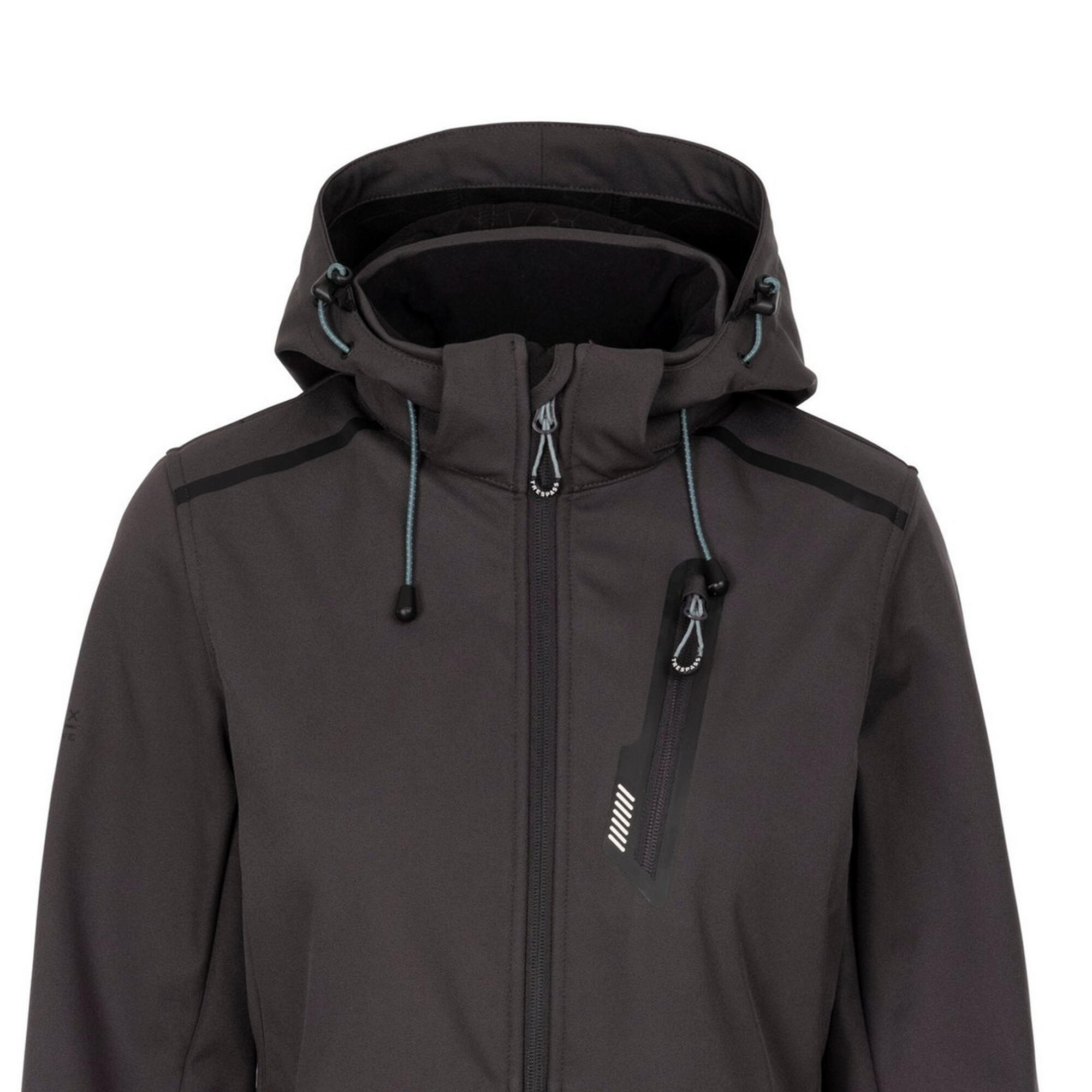 "Neman" Softshelljacke für Damen Dunkelgrau 3/5