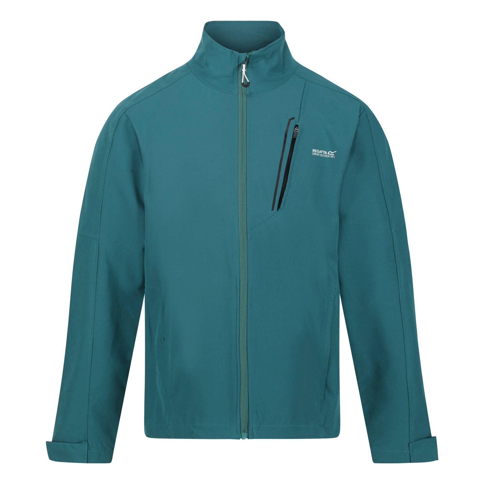 Mens Nantfeld Soft Shell Jacket (Pacific Green) 1/5