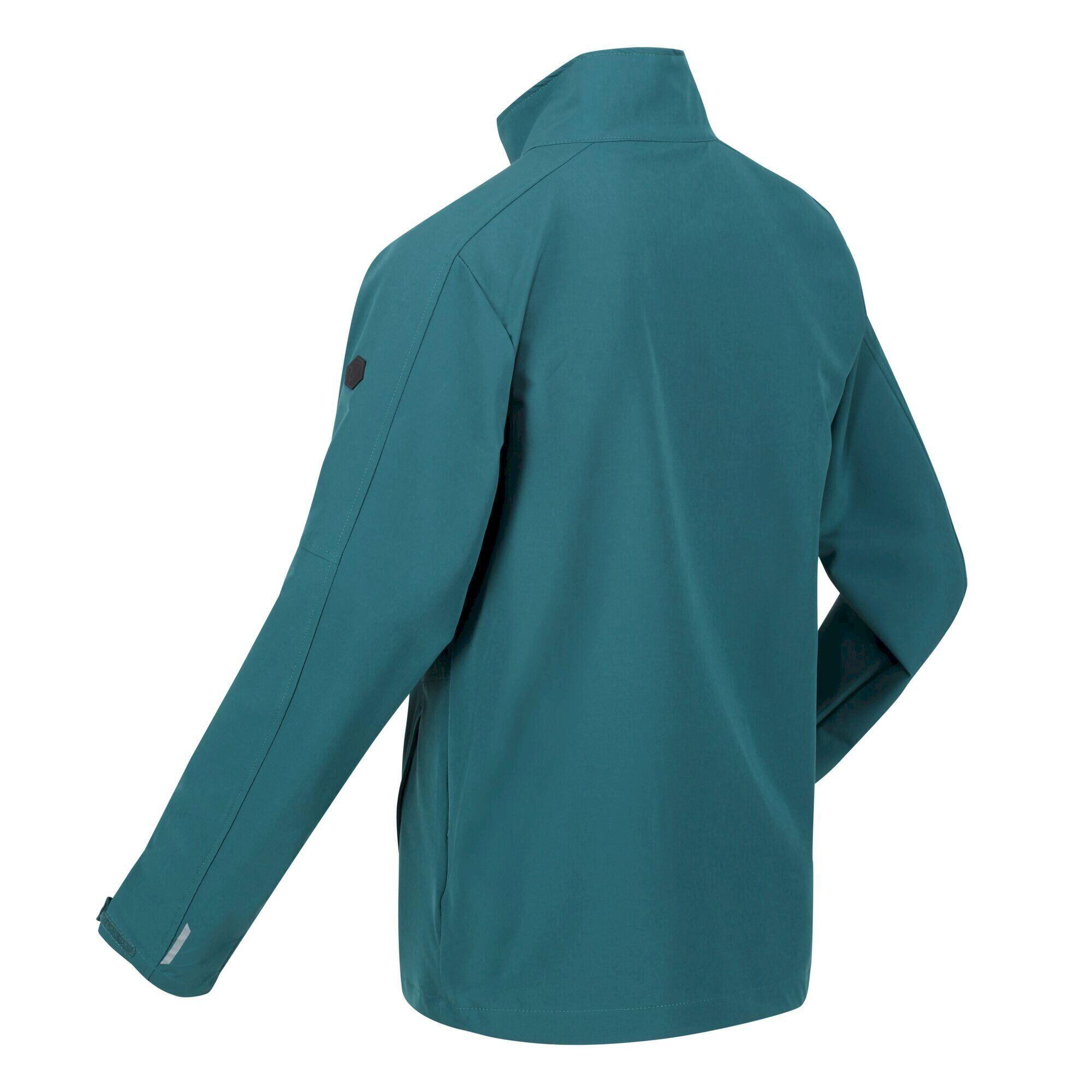 Mens Nantfeld Soft Shell Jacket (Pacific Green) 3/5