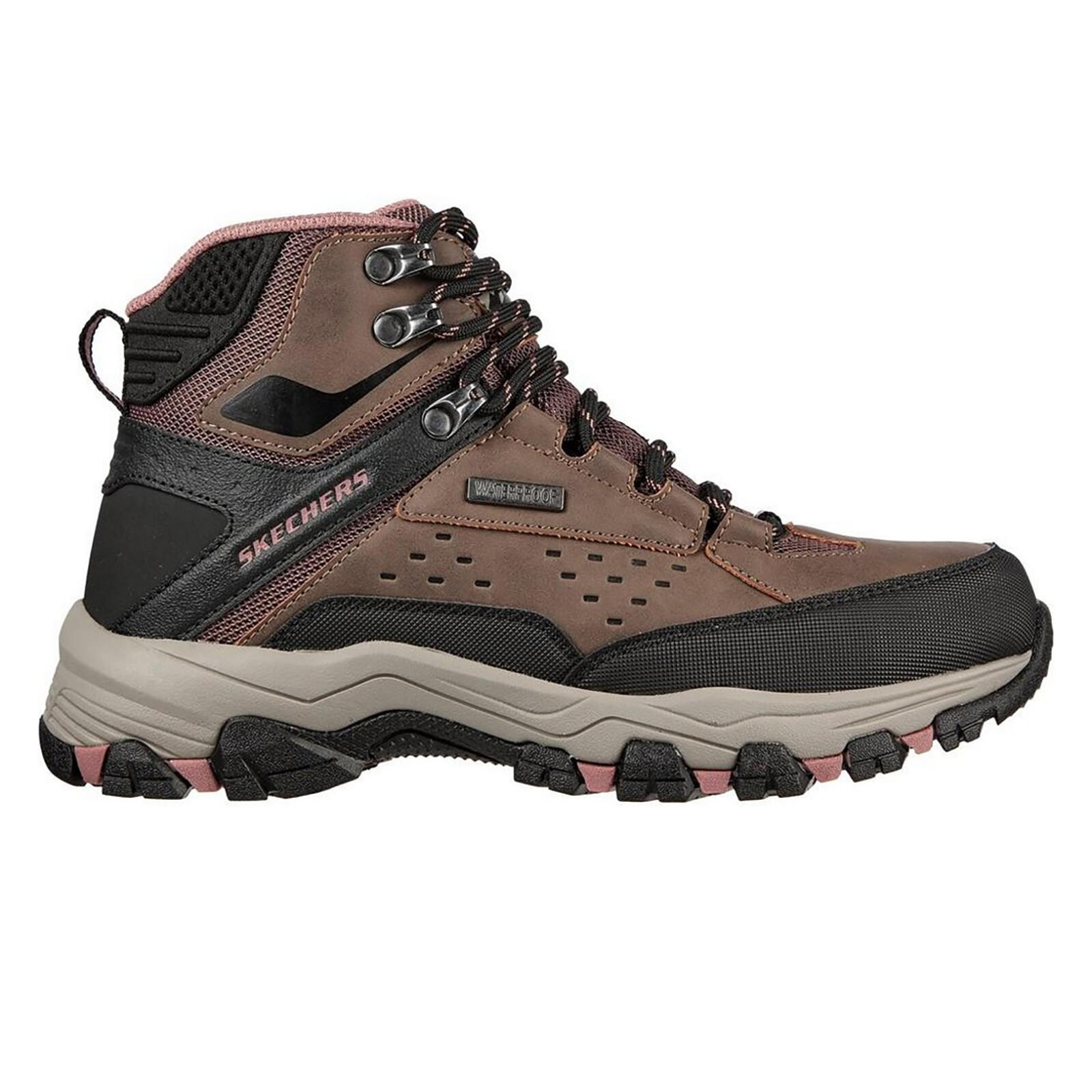 Women's SELMEN hiking boots (Dark brown)