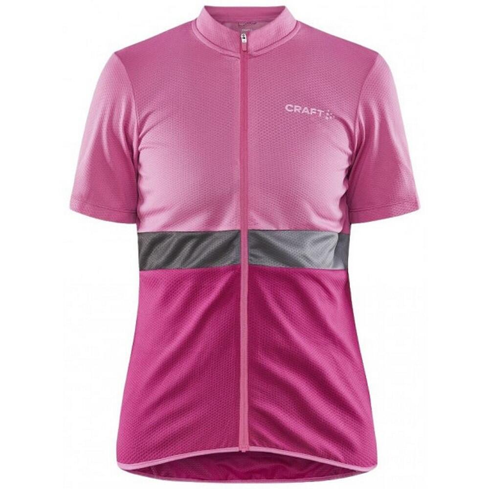 Womens/Ladies Core Endur Jersey (Camelia/Roxo) 1/4