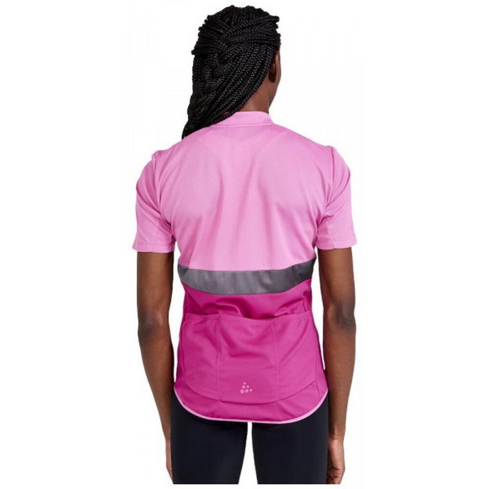 Womens/Ladies Core Endur Jersey (Camelia/Roxo) 3/4